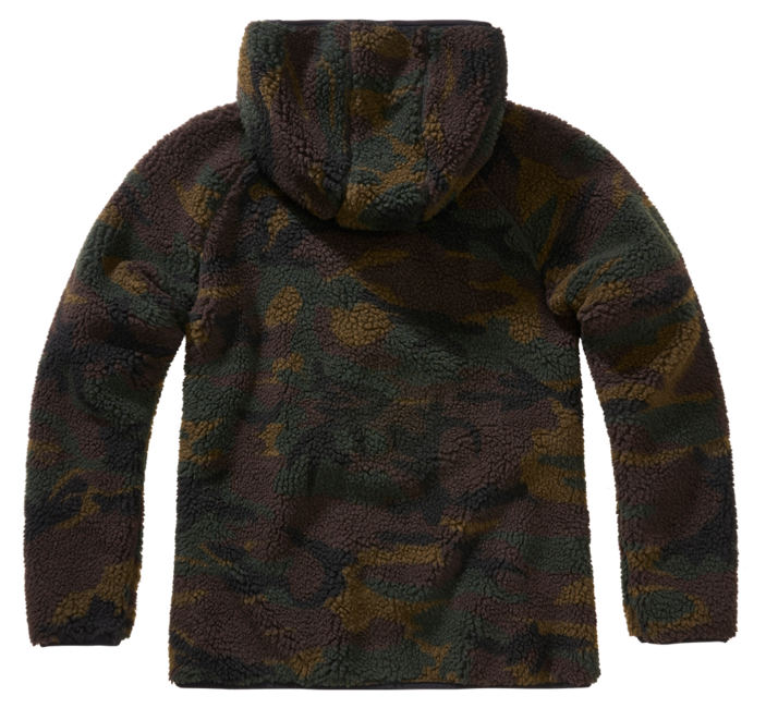 Brandit Teddyfleece куртка жіноча з капюшоном, вудленд