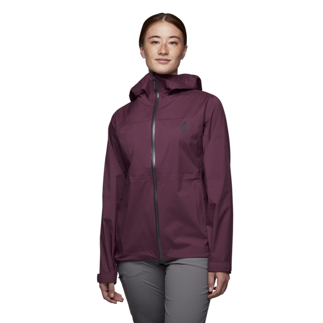 Black Diamond Stormline Stretch Rain Shell непромокаємо куртка жіноча, blackberry