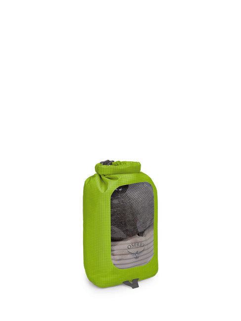OSPREY DRY SACK 6 непромокаємий мішок з вікном, лаймово-зелений