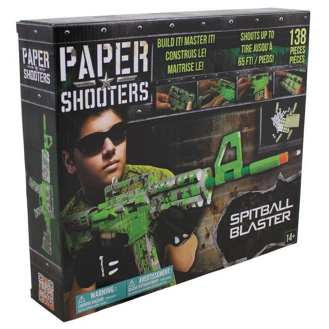 PAPER SHOOTERS Green Spit складна набір зброї