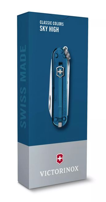 Victorinox Classic SD складаний ніж, прозорий, небесно-синій