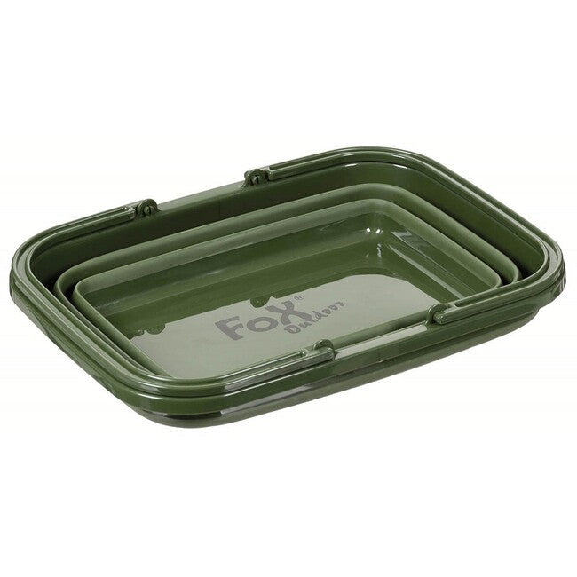 Fox Outdoor складний кошик 9 л, оливковий