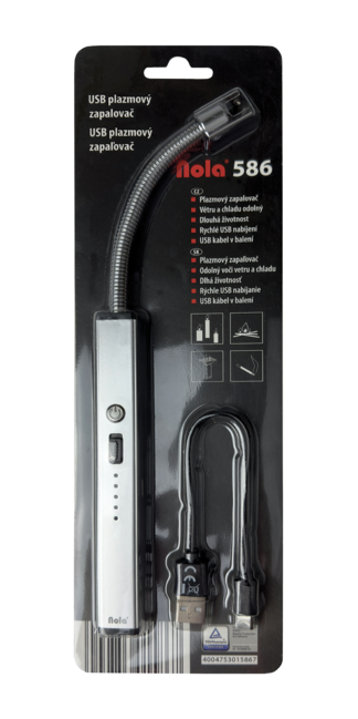 NOLA 586 плазмова флекс USB запальничка