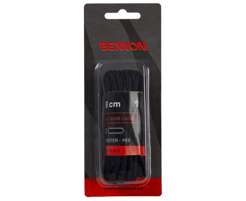 BENNON Laces Black Box шнурки для взуття 190 см