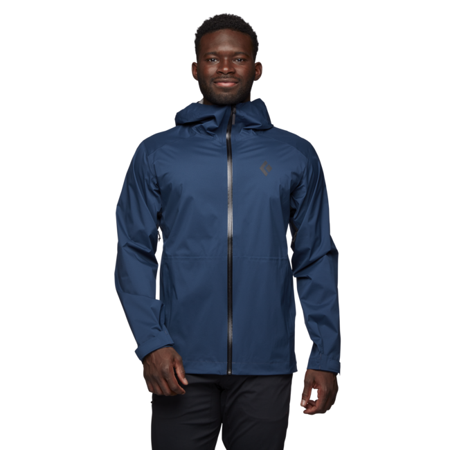 Black Diamond Stormline Stretch Rain Shell непромокаюча куртка чоловіча, індиго