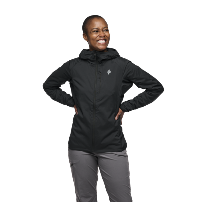 Black Diamond Alpine Start Insulated Hoody софтшел куртка жіноча, чорна