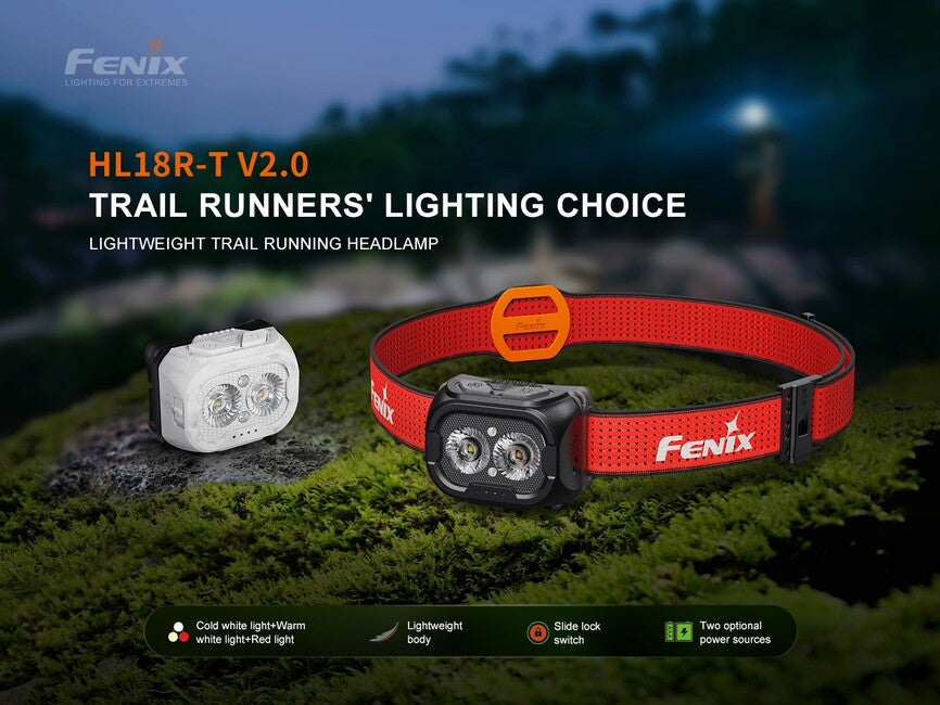 Fenix HL18R-T V2.0 переносна налобний ліхтар, білий