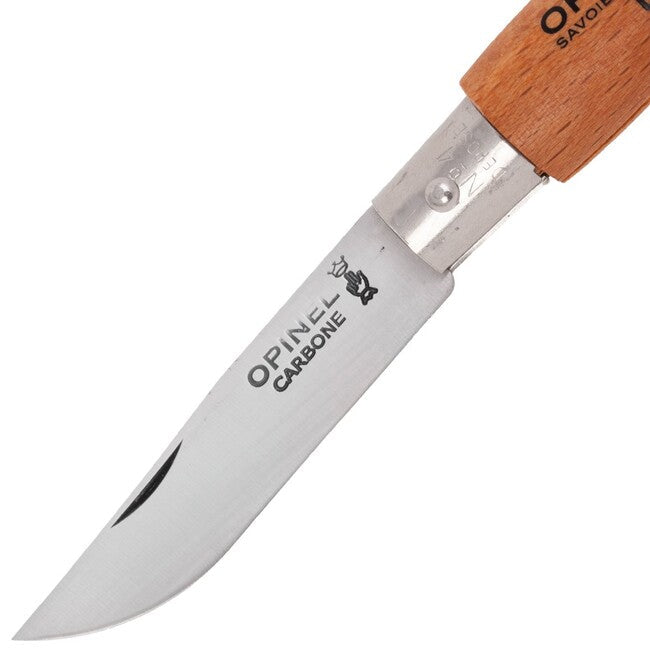 Opinel N°04 складаний ніж Carbon Beech, коричневий