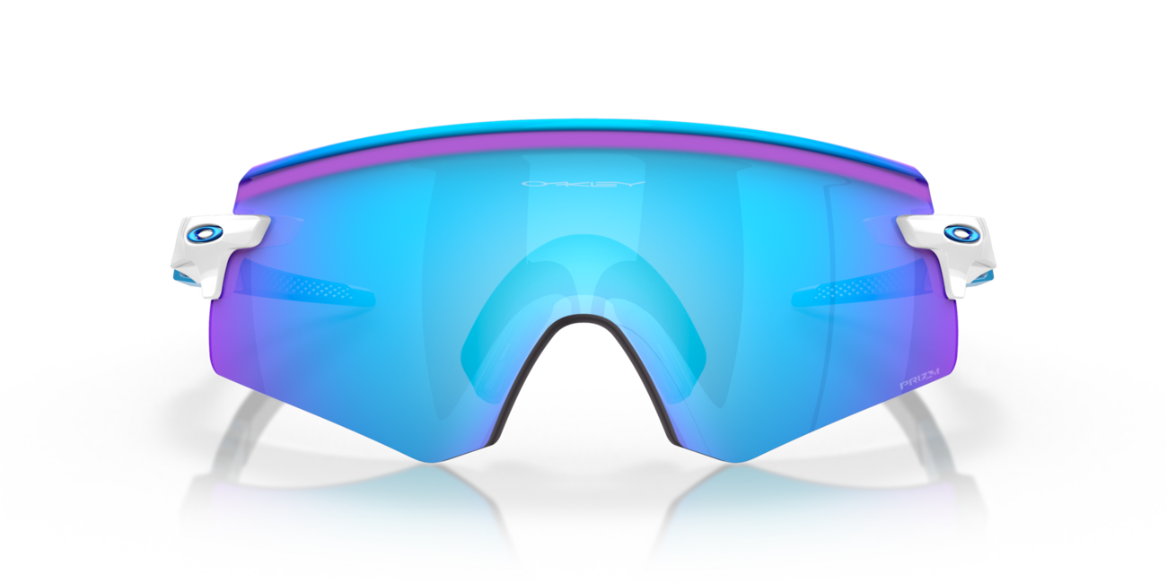 Oakley ENCODER сонячні окуляри з оправою Polished White та лінзами Prizm Sapphire