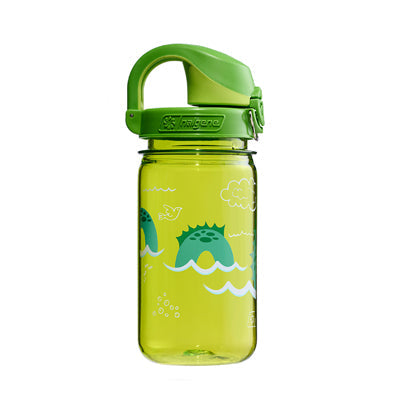 Nalgene Grip-n-Gulp Sustain пляшка дитяча для води, green nessie, 0,35 L