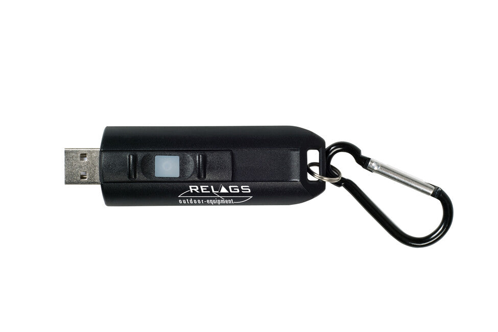 BasicNature USB LED брелок, чорний