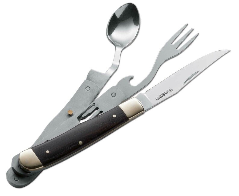 BÖKER® Magnum Bon Appetite складний кемпінговий набір, дерево Pakka