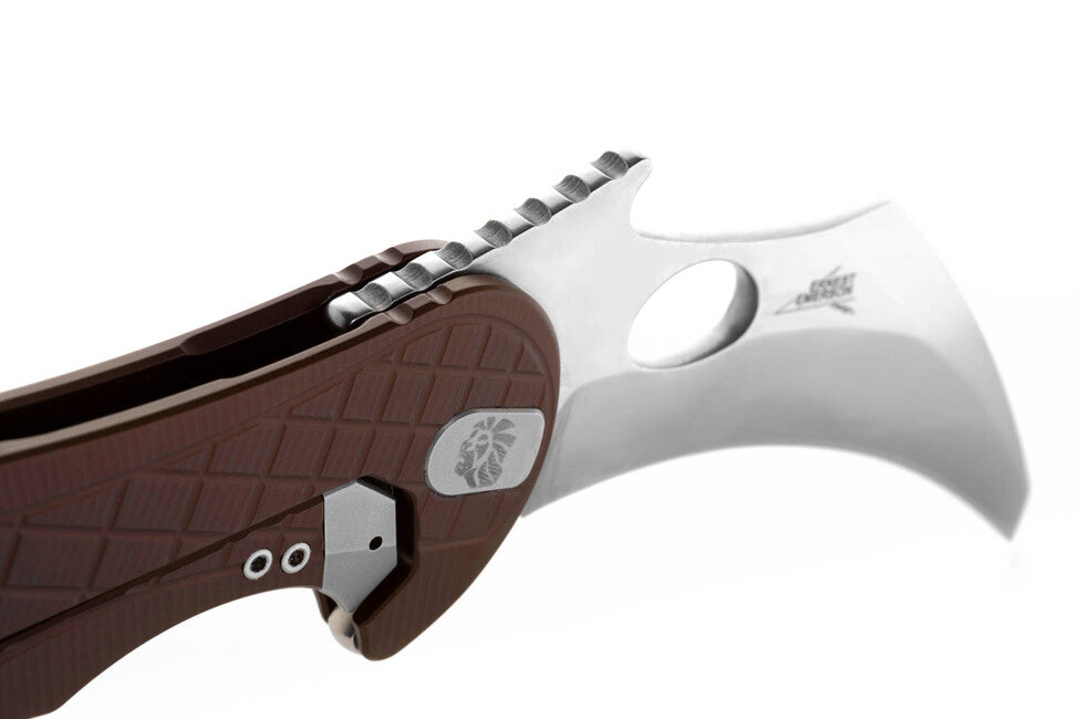 Lionsteel L.E. ONE 1 A ES ніж типу KARAMBIT earth brown/stone washed розроблений у співпраці з Emerson Design