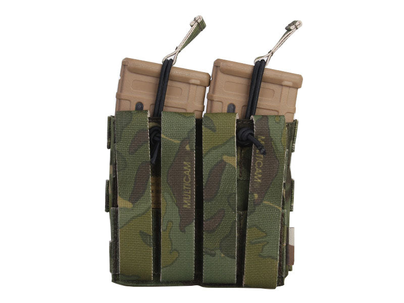 Emersongear модульний відкритий подвійний чохол на магазини 5.56, чорний, 500D