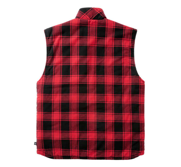 Brandit Lumber жилет, червоний/чорний