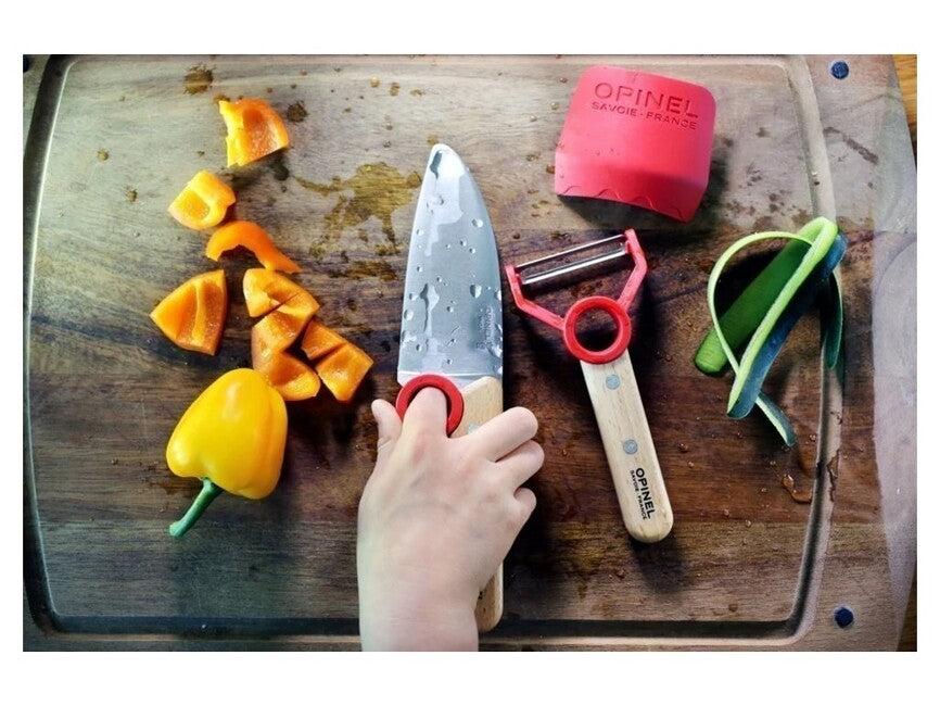 Opinel Le Petit Chef кухнярський набір дитячий, червоний