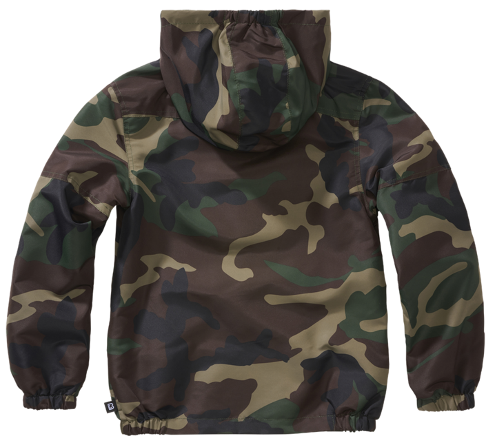 Brandit Summer Frontzip Windbreaker куртка дитяча, вудленд