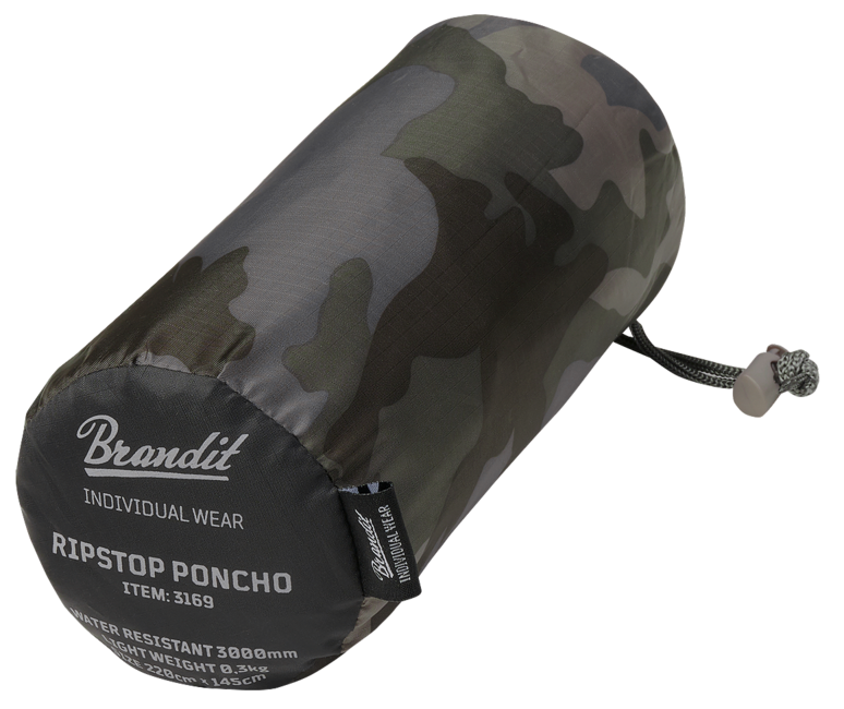 Brandit Ripstop пончо, темний камуфляж