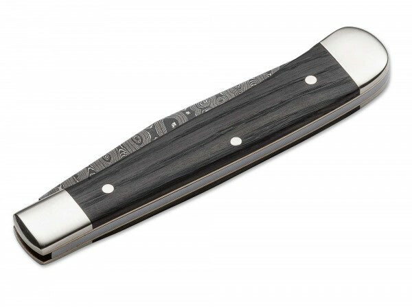 BÖKER® Trapper Classic кишеньковий ніж дамаськ, дубовий болото, 8,3 см