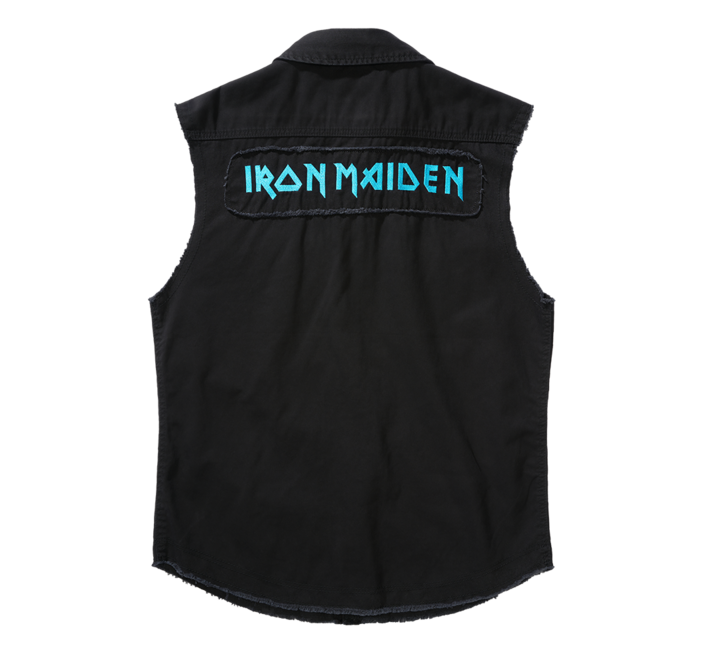 Brandit Iron Maiden FOTD vintage сорочка без рукавів, чорна
