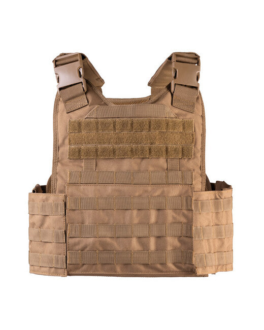 Mil-Tec носій MOLLE тактичний жилет, койотовий коричневий