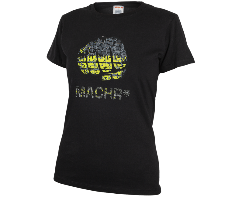 BENNON Predator Lady футболка, чорна/зелена