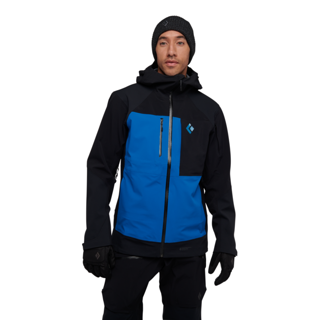 Black Diamond Recon Stretch Pro Shell лижна куртка чоловіча, чорний-kingfisher