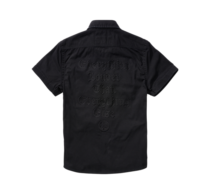 Brandit Motörhead Vintage сорочка з короткими рукавами, чорна