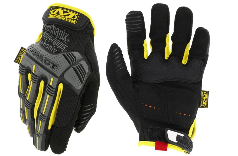 Mechanix M-Pact робочі рукавиці, чорна/жовта