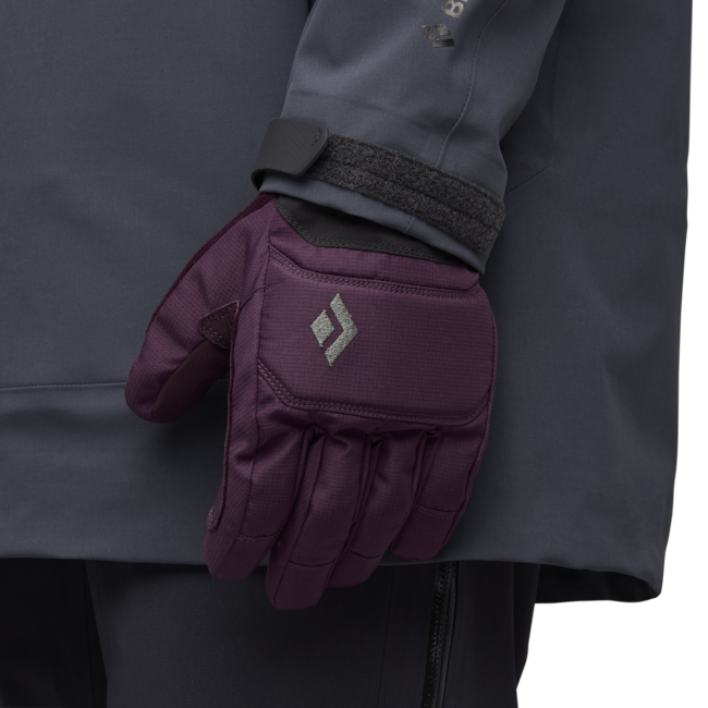 Black Diamond перчатки для альпінізму зимові жіночі, blackberry