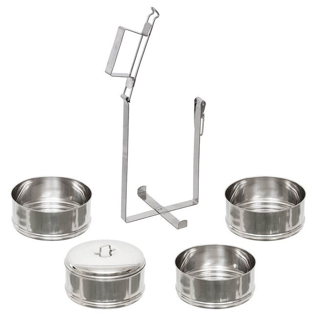 Fox Outdoor контейнер для продуктів нержавіюча сталь, 4 шт.