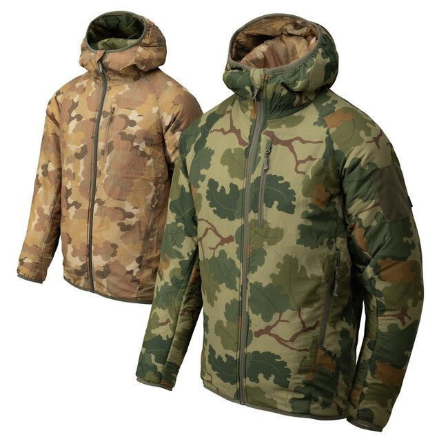 Helikon-Tex Wolfhound двостороння куртка Windpack, Mitchell Камуфляж Листовий/Mitchell Clouds