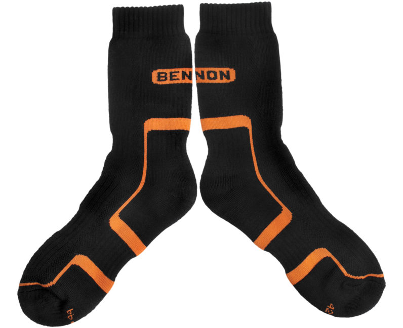 BENNON TREK SOCK тrekові шкарпетки, чорна/помаранчева
