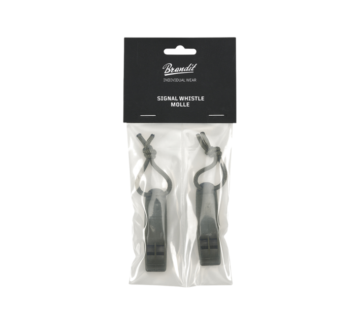 Brandit MOLLE сигнальний свисток 2 pack, оливковий