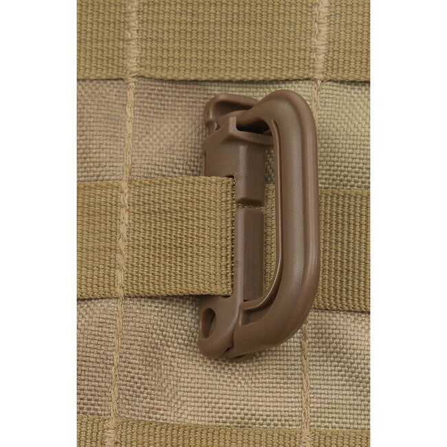 MFH MOLLE карабін пластиковий, койотовий коричневий, 2 шт.