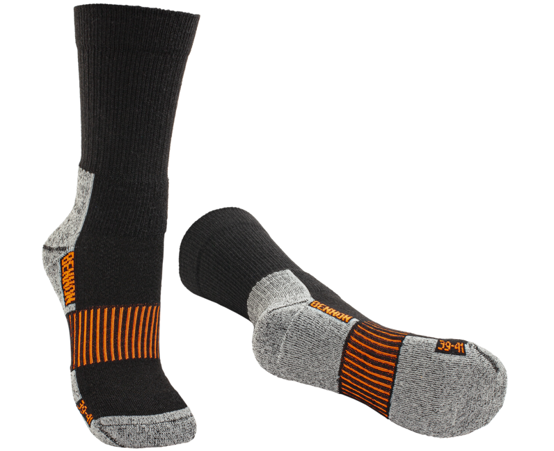 BENNON MERINO TREK тrekові шкарпетки, чорні