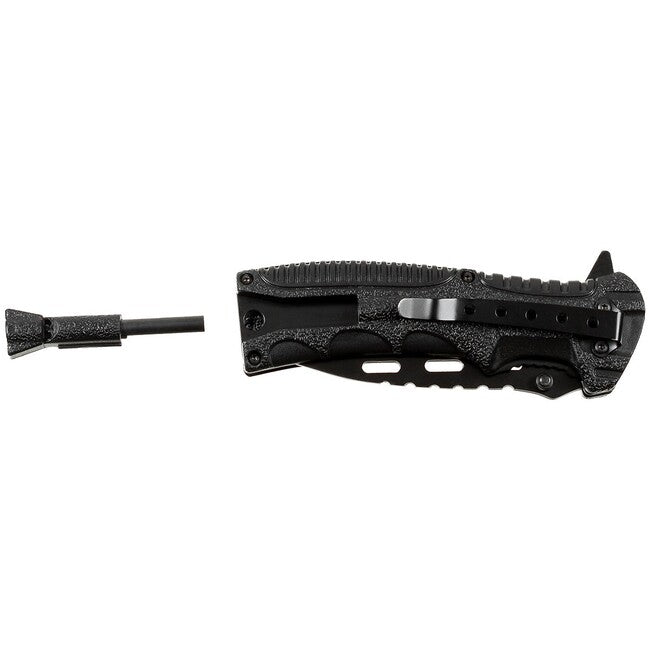 Fox Outdoor Jack одноручний ніж із запальничкою, Blackrope