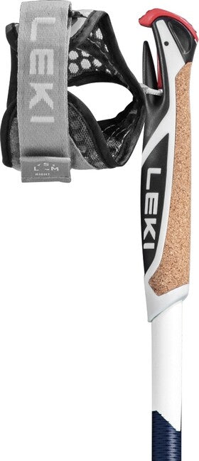LEKI Smart Supreme палиці для скандинавської ходьби, темно-синя металік-темно-синя-біла, 100-130 см