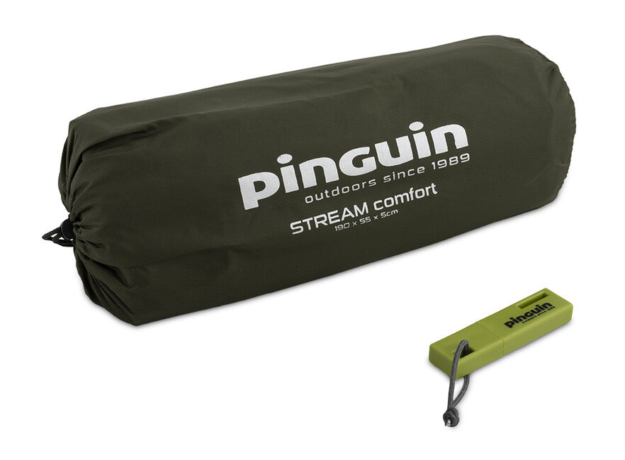 Pinguin Stream Comfort каремат, хакі