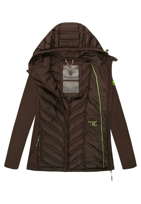 Navahoo куртка outdoor жіноча NIMM MICH MIT, темний choco