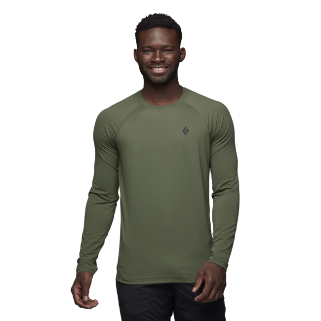 Black Diamond Alpenglow Crew футболка чоловіча з довгим рукавом, тундра