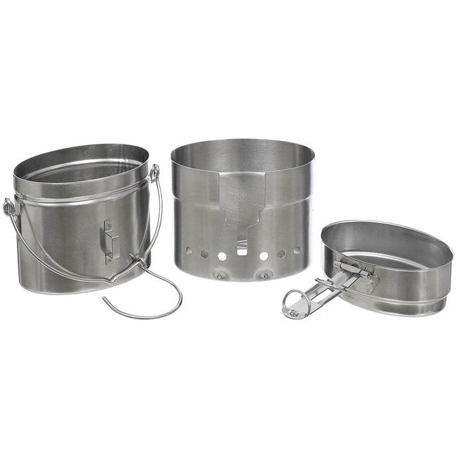 MFH SE Mess Kit 3-дільна сукупність, M40, нержавіюча сталь