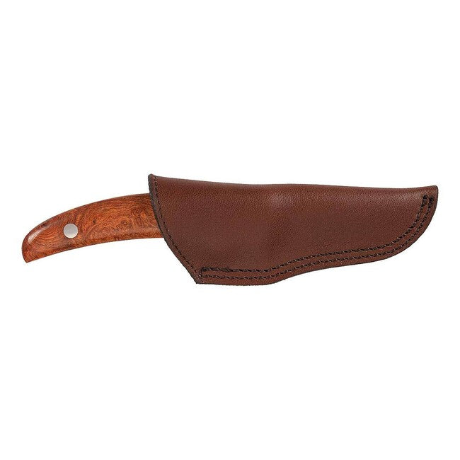 Herbertz 150 Jahre міцний ніж Gürtelmesser ювілейний 7cm, коричневий, дерево, шкіряний чохол