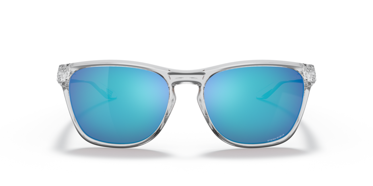 Oakley MANORBURN сонячні окуляри з оправою Polished Clear та зі скельцями Prizm Sapphire 56