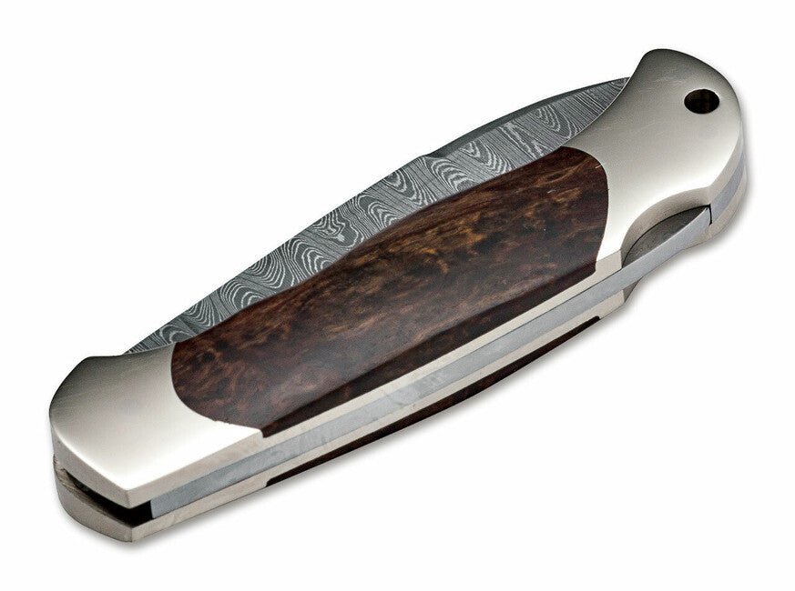 BÖKER® Junior Scout Spearpoint кишеньковий ніж 7 см, дамаськ, хвилястий берізник