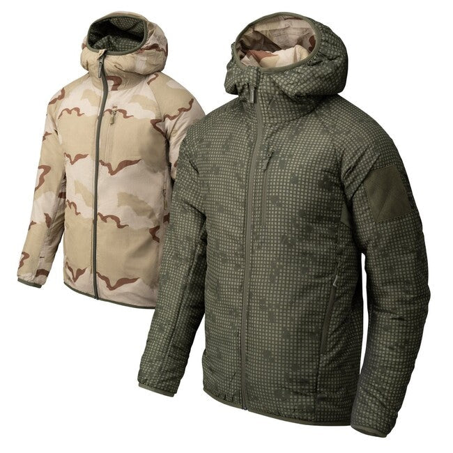 Helikon-Tex Wolfhound двостороння куртка Windpack, Пустинний Night Камуфляж/US