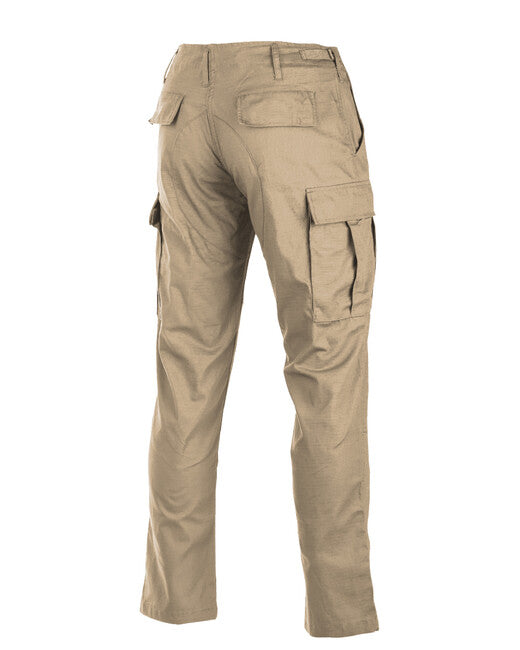 Mil-Tec US BDU SLIM FIT штани польові рип-стоп, хакі