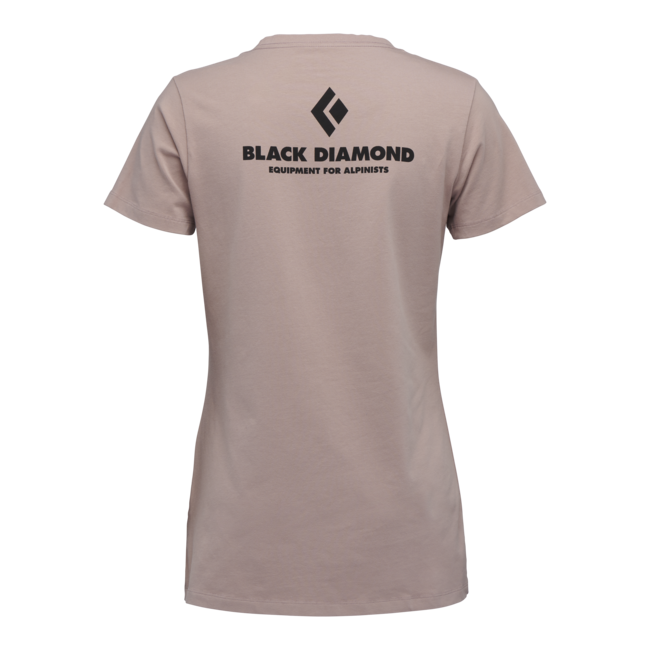 Black Diamond Equipment for Alpinists футболка жіноча з короткими рукавами, блідо-ліловий