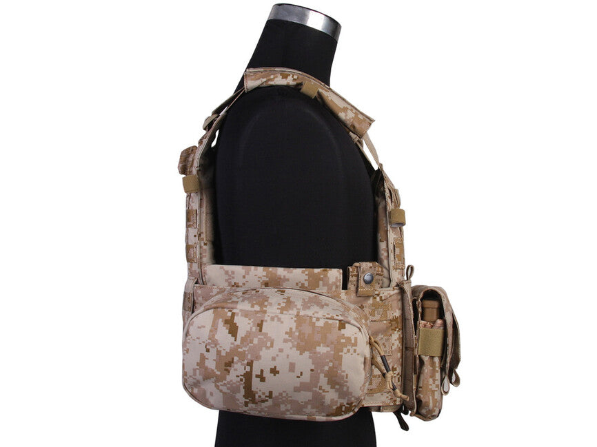 Emersongear LBT6094A жилет для плит 500D з 3 кишенями, AOR1