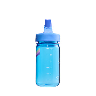 Nalgene пляшка для води Grip-n-Gulp Sustain дитяча 0,35 л з кришкою, синя, музичний бегемот